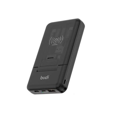 Buy Budi Wireless Mah Fast Charging Powerbank With Usb Cables Box