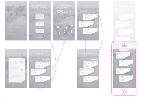 25+ Wireframe Mockups Free PSD Design Examples