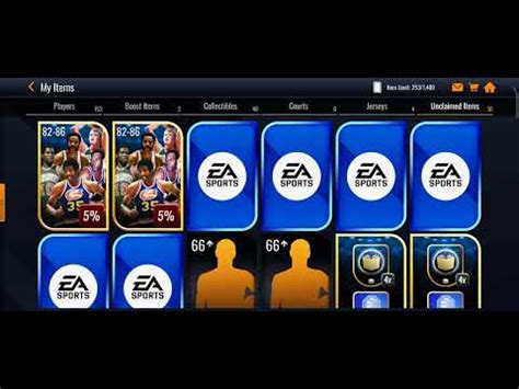 Massive Variety Pack Opening In Nba Live Mobile S Youtube