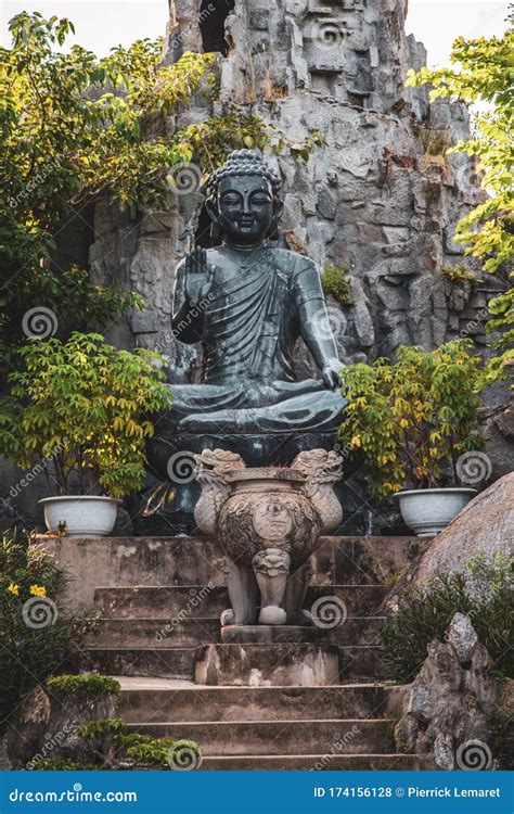 Lady Buddha Statue in Da Nang, Central Vietnam Stock Photo - Image of ...