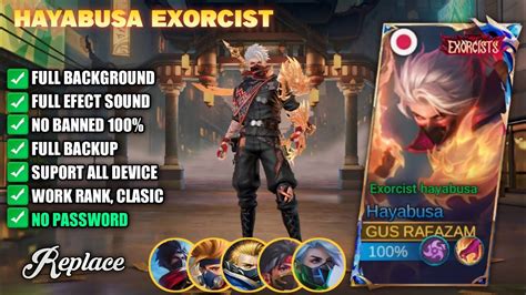 Script Skin Hayabusa Exorcist No Password Full Effect Voice Latest