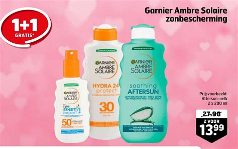 Garnier Ambre Solaire Zonbescherming Aanbieding Bij Trekpleister