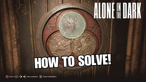 3 Medallion Cemetary Puzzle Solution CHAPTER 2 Alone In The Dark