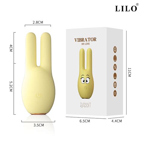 Mini Vibrador Em Formato De Coelho Modos De Vibra O Lilo