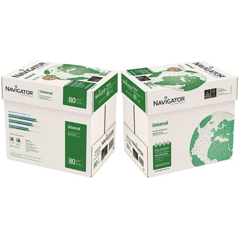 Navigator Universal A4 80gsm White 2 X Boxes Of Paper 5000 Sheets