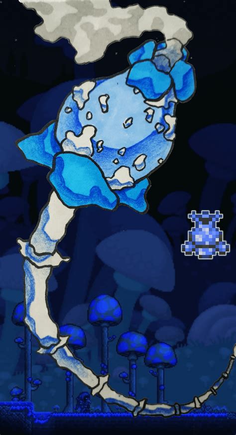 Drawing All Enemies Until 14 Is Released Day 31 Fungi Bulb Rterraria