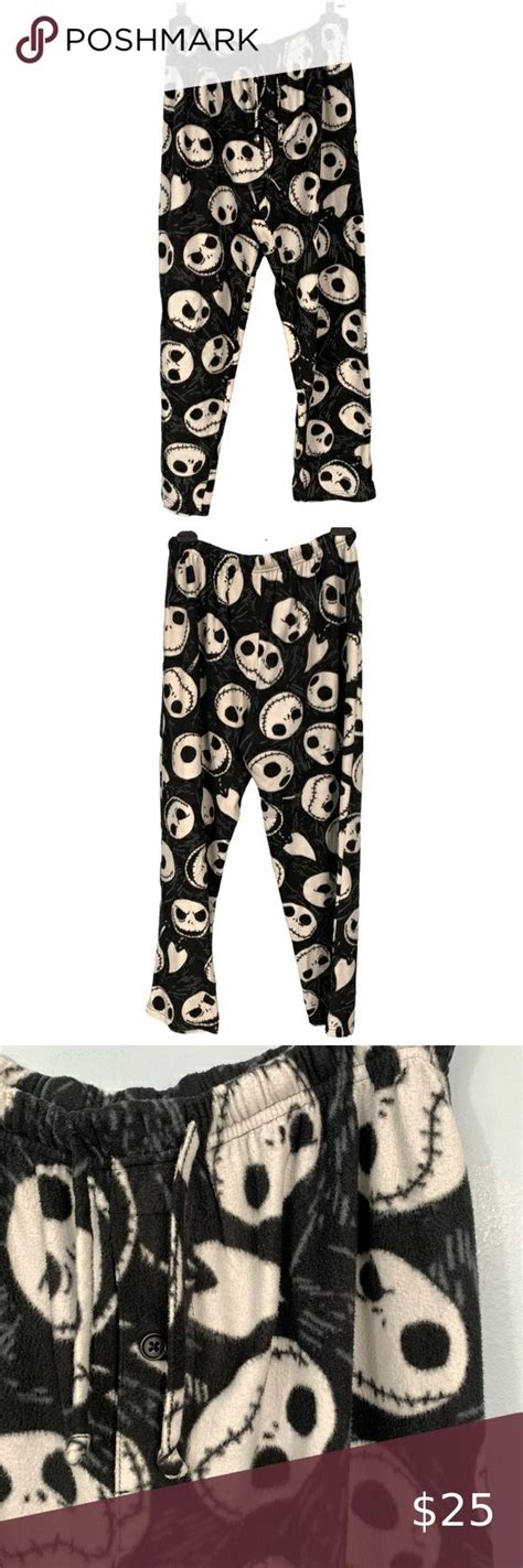 Nightmare Before Christmas Pajama Pants Jack Skellington Disney Size Medium in 2022 | Christmas ...