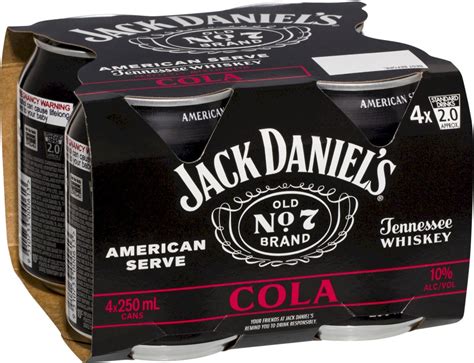 Buy Jack Daniels American Serve Cola Ml Online