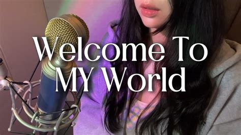 Welcome To My World Aespa Cover By Ue Youtube