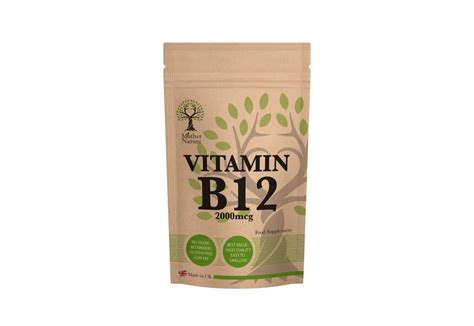 Vitamin B12 High Strength 2000mcg Capsules B12 Supplement Vit B12