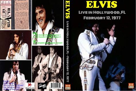 Elvis Live In Hollywood Florida Dvd 12 Feb 1977 Elvis New Dvd And