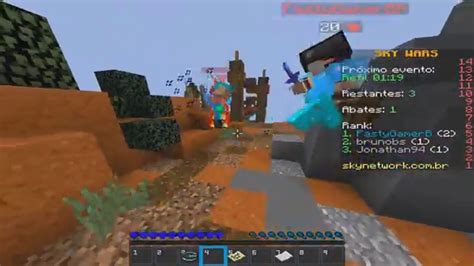 Hacker No Skyminigames Nick Fastygamerbr Youtube