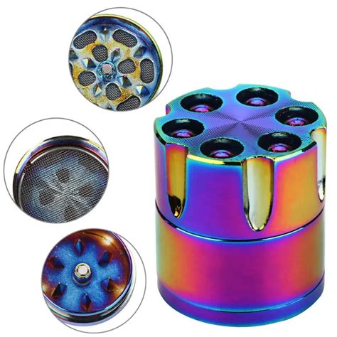 Circle Pattern Grinder Weed Metal 3 Layer Aluminum Herbal Herb Tobacco