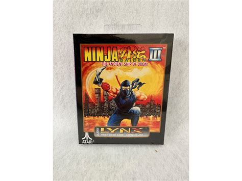 Ninja Gaiden III The Ancient Ship Of Doom Atari Lynx