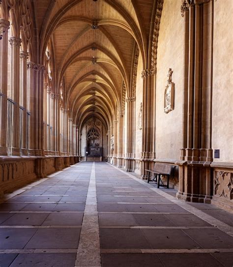 Premium Photo Ornate Gothic Cloister Arcade Arches Of The Catholic