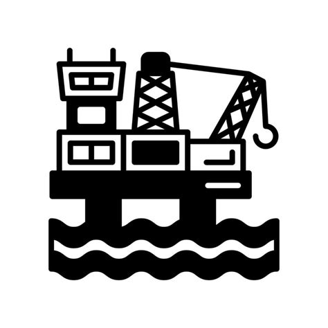 Offshore Drilling icon in vector. Logotype 40360266 Vector Art at Vecteezy