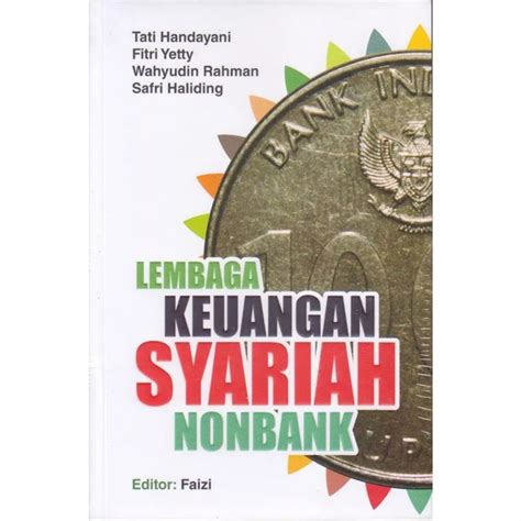 Jual Buku Lembaga Keuangan Syariah Nonbank Tati Handayani Dkk Di