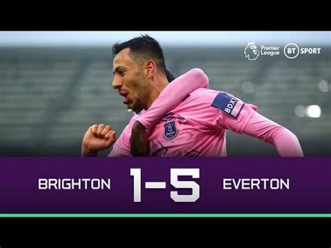 Brighton Vs Everton 1 5 Five Star Toffees Get Out Of Relegation