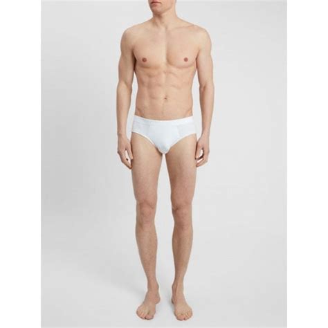 Derek Rose Mens Jack Pima Cotton Stretch Brief White