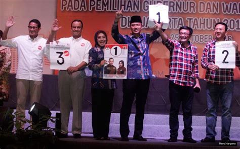 Berikut Hasil Lengkap Quick Count Pilgub DKI Putaran 1 Dari Berbagai