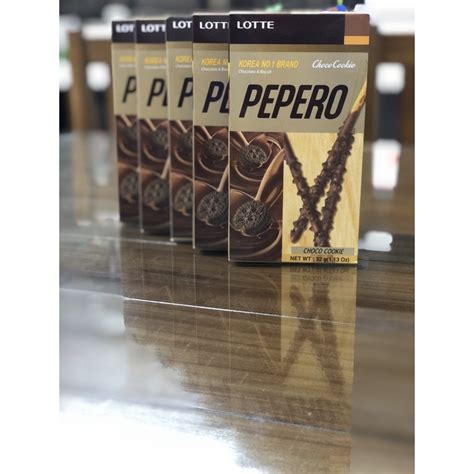 Lotte Pepero Chocolate Biscuits Shopee Philippines