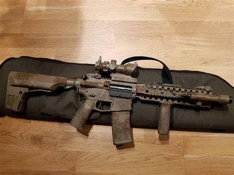 First Time Camouflaging My Gun Using The Sponge Method Turned Out