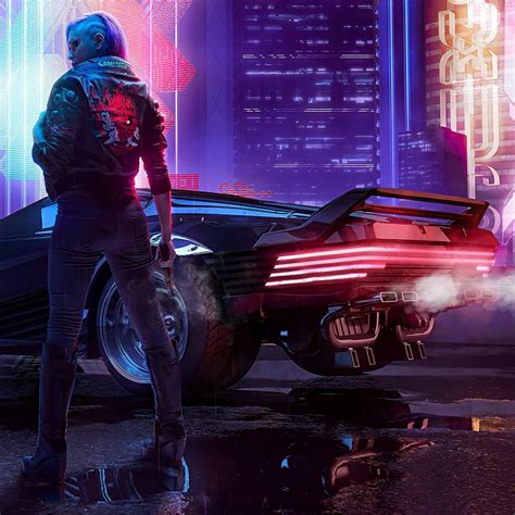 Steam Workshopcyberpunk 2077 Neon Car 4k Neon Car Cyberpunk