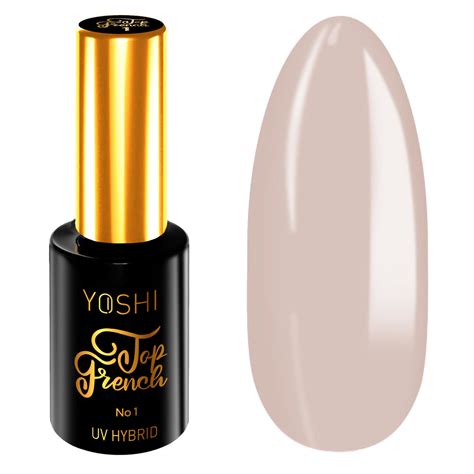 Yoshi Top French No1 Cover Nude Półtransparentny cielisty beżowy 10ml Sklep EMPIK
