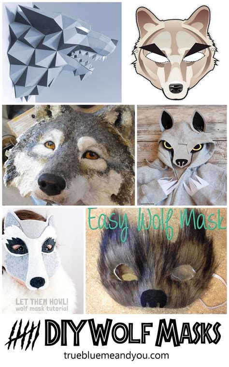 6 Diy Wolf Masks For Halloween And Cosplay Artofit