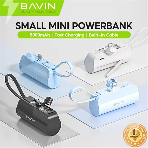 BAVIN PC012 PC013 5000mAh Mini Fast Charging Portable Power Bank