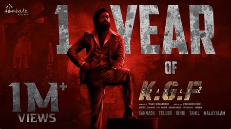 1 Year Of Kgf Chapter 2 Yash Prashanth Neel Vijay Kiragandur