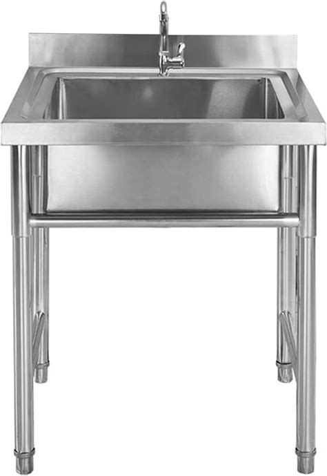 Natliedop Catering Sink Free Standing 304 Stainless Steel Utility Sinks