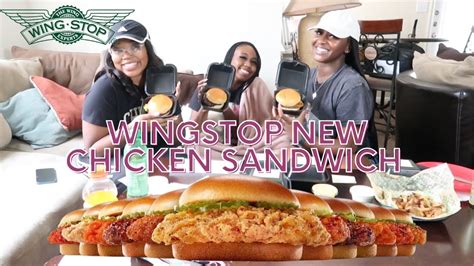 Trying Every Wingstop Chicken Sandwich Flavor Honest Review Youtube