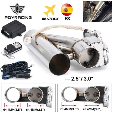 Exhaust System Stainless Steel Y Pipe Electric Exhaust CutOut Cut Out