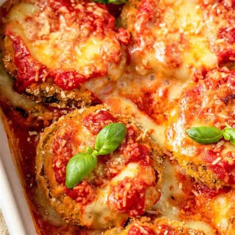 Baked Eggplant Parmesan The Yummy Bowl