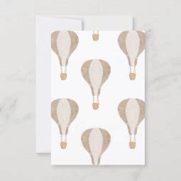 We Can Bearly Wait Hot Air Balloon Baby Shower Invitation Zazzle