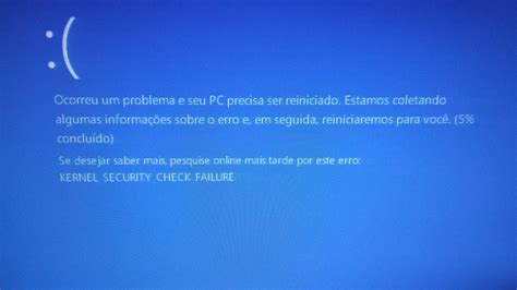 Pc Reiniciando E Dando Tela Azul Win 10 Computador Reiniciando