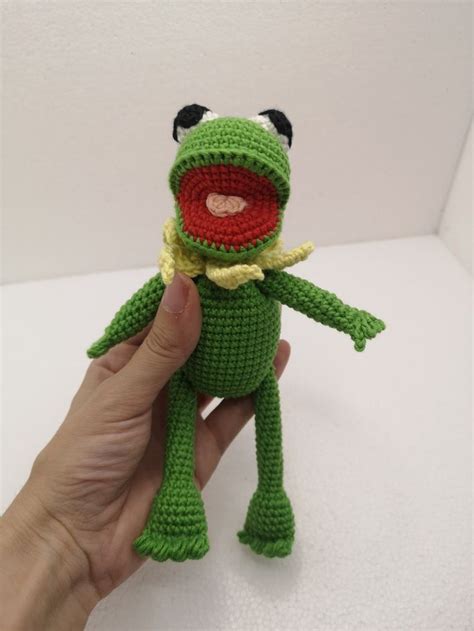 Kermit The Frog Amigurumii Doll The Muppets Beginner Frindly Easy