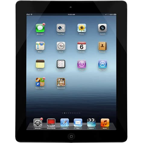 Apple iPad 4th Gen 16GB, Wi-Fi, Black - Refurbished - Walmart.com - Walmart.com