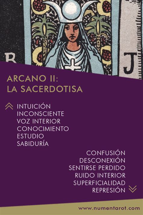 Arcano II La Sacerdotisa Tarot Cartas Significado Lectura De Tarot