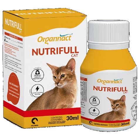 Suplemento Para Gatos Nutrifull Cat 30ml Organnact Shopee Brasil