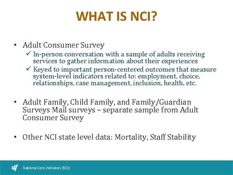 Understanding NCI Reports Sarah Taub NCI Webinar Series