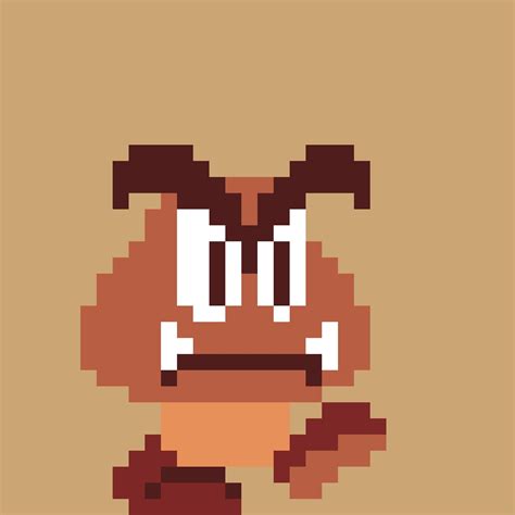 Mario Goomba 8 Bit