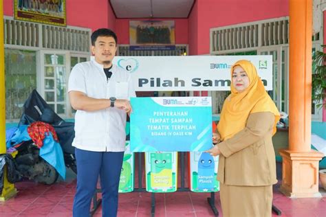 Oase Kim Bersama Ptpn Vi Serahkan Bantuan Set Tong Sampah Tematik