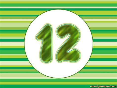 Jakosawi Gratis Wenskaarten E Cards 12 Year Greenstripe