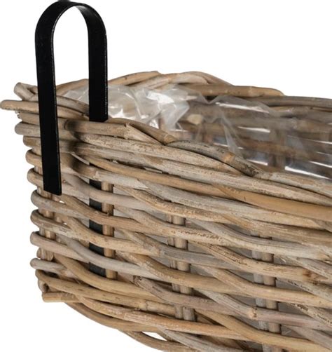 Naturn Living Rotan Balkon Plantenbak X X Cm Balkonmand