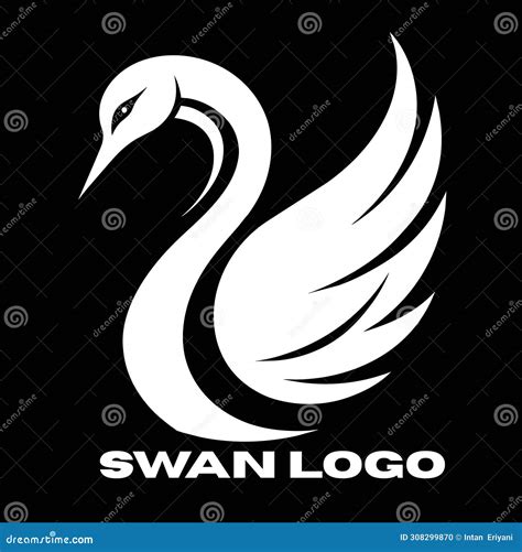 Creative Swan Logo Design Template Stock Vector Illustration Of