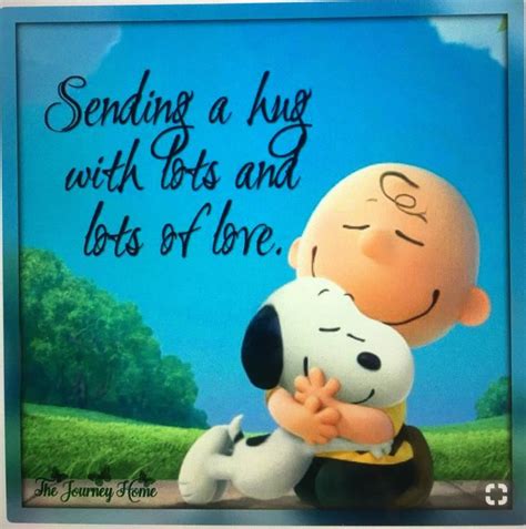 Pin By Lois Munro On Friends Snoopy Quotes Good Night Hug Sending Hugs