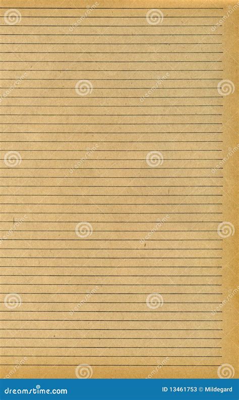 Old Ruled Paper Texture Stock Image Image Of Lines Texture 13461753