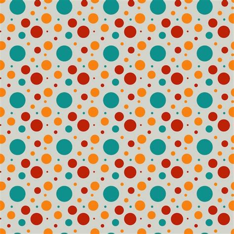 Premium Vector Seamless Polkadot Pattern Seamless Pattern Vector